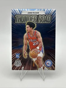 2024-25 Panini Mosaic Jared McCain Thunder Road Parallel #17 RC 76ers - Picture 1 of 12