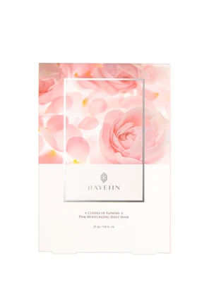 HAYEJIN Cuddle of Flowers Pink Moisturizing Sheet Mask 25ml X 5ea | tracking - Image 1 of 4