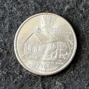 2004 P Iowa State Quarter Circulated Free Shipping - Picture 1 of 2