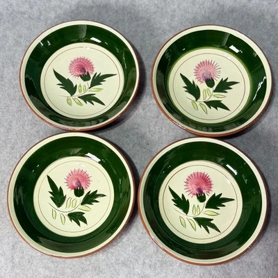Juego de 4 cuencos de cardo Stangl Pottery Trenton NJ Foto 1 de 4