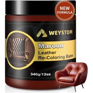 Leather Recoloring Balm, 12oz - Revive Your Furniture's Maroon Hue - Picture 1 of 9