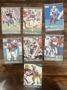 1991 Ultra Patriots Complete Team Set (7 Cards)  NM Fryar • Harlow RC • Hurst - Picture 1 of 2