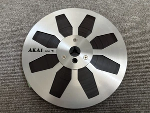 Vintage Audio Reel to Reel AKAI R-77M-J 7inch Aluminum 1/4 Reels with Tape - Picture 1 of 5