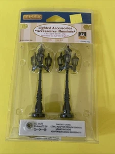 Lemax Village Collectibles Old English Street Lamp Set Of 2 Lighting 2003 New* - Picture 1 of 4