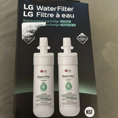 Genuine LG Pack Of 2 Water Filters,  Fit LG LT700P2 - ADQ36006101 ADQ36006121 - Image 1 of 4
