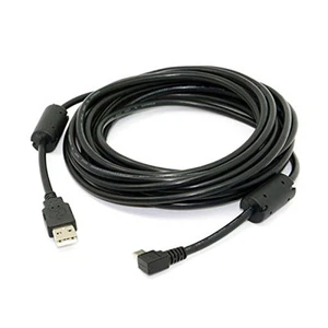 USB B Typ 5pin Stecker rechtwinklig 90 Grad auf USB 2.0 Male Datenkabel mi4279 - Bild 1 von 6