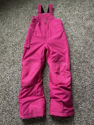 Girls Columbia Snow Bib Overalls Medium 10-12 - Image 1 of 2
