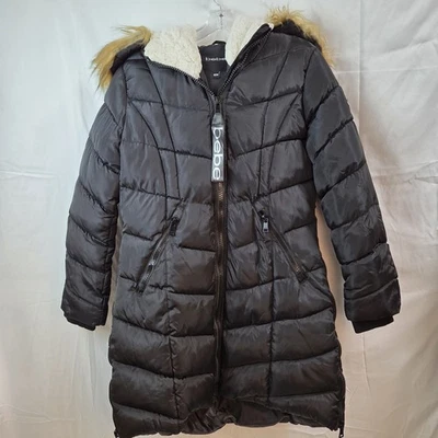 CHAQUETA ABULLONADA BEBE PARA MUJER, PIEL SINTÉTICA EXTRAÍBLE, BOLSILLOS CON CREMALLERA, TALLA COLOR MEDIANO NEGRO Foto 1 de 4