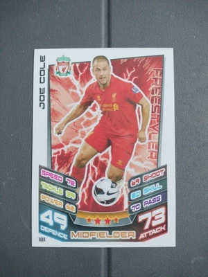 2012-13 Topps Match Attax English Premier League - Joe Cole #101 - Image 1 of 2