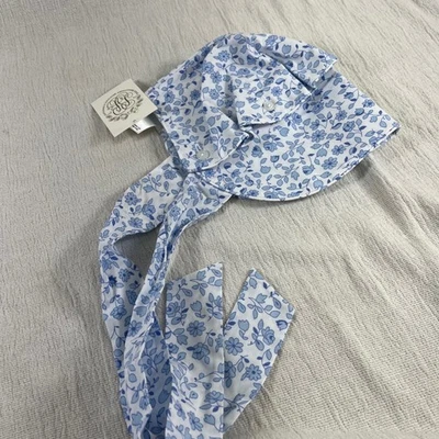 The Beaufort Bonnet Company Bebé Niña Azul Floral Gorro Talla S (3m a 9m) Pradera Foto 1 de 4
