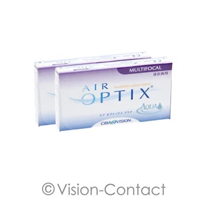 Air Optix Aqua Multifocal 2 x 3 multifokale Kontaktlinsen Monatslinsen von Alcon - Bild 1 von 1