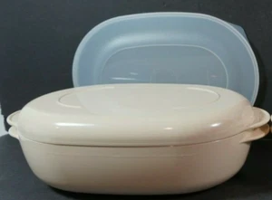 Tupperware Ovenworks Ultra 21 set di pentole a microonde mandorle 50+20 oz e guarnizione NUOVO - Foto 1 di 2