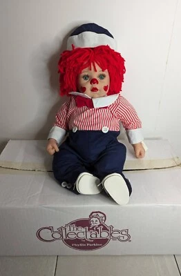 RARE Phyllis Parkin's The Collectables Randy (Raggedy Andy) 20" w/ Box Tag # 173 - Image 1 of 4
