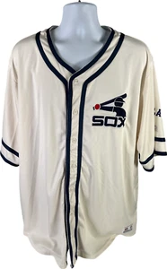 Maglia da baseball uomo originale Merchandise True Fan avorio Chicago White Sox - 3XL - Foto 1 di 3