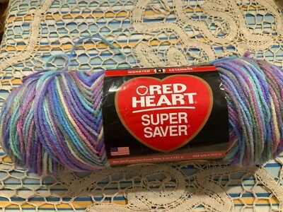 Red Heart Super Saver Yarn Color: MONET - 236 yds NEW!, 1 skein - Image 1 of 3