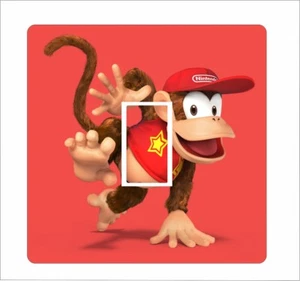 Diddy Kong: Light Switch Sticker vinyl cover decal - 111 - Picture 1 of 2