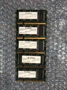 LOT of 4 HYS64D32020GDL-7-B 256MB PC 2100S-2033-0-A1 32MX64 SDRAM INFINEON B2C33 - Picture 1 of 1