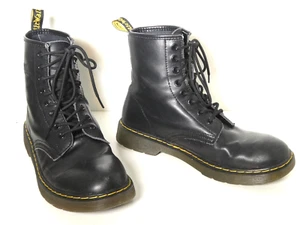Botas con cordones de cuero Dr.Martens Air Wair 1460 para hombre - negras/ UK 7 US 12 - Imagen 1 de 16