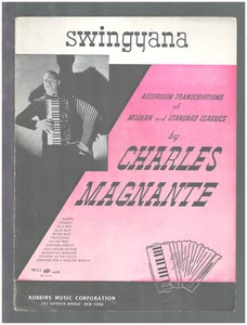 Swingyana 1936 CHARLES MAGNANTE Accordion Solo Vintage Sheet Music - Picture 1 of 2