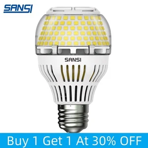 Dimmable LED Light Bulb 17W A19 2500LM 5000K Daylight for Home Energy Save SANSI - Picture 1 of 11