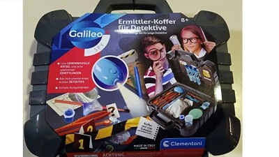 Clementoni Galileo Labor Ermittler-Koffer Detektive Experimentierkasten 59414 Ne