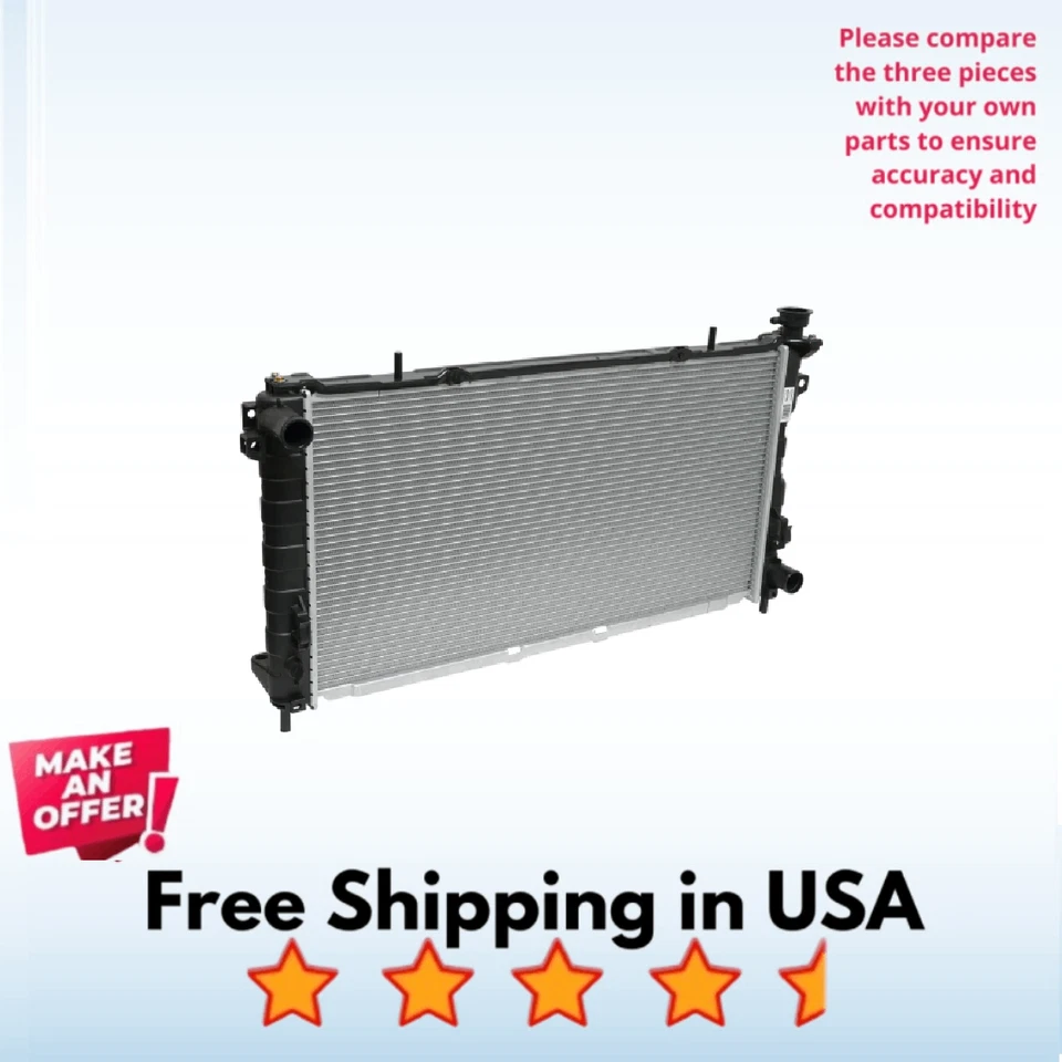 Radiador aire acondicionado adecuado Chrysler Town & Country 2001-2004, Chrysler Voyager 2001-2008 Foto 1 de 1