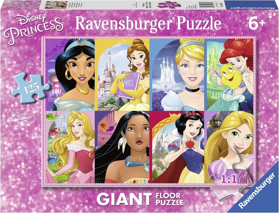 RAVENSBURGER - Puzzle Gigante 125 Pezzi Il Mondo delle Principesse -  - RAV09... - Immagine 1 di 1