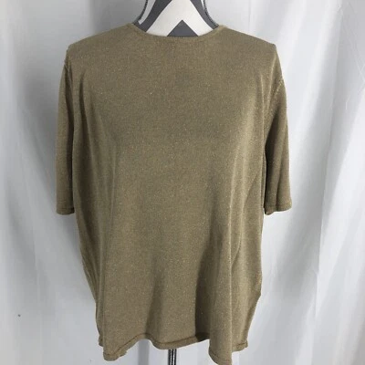 Kasper And Company ASL Mujer’s 3X Camiseta Dorado Estilo Suéter Acrílico y Lana Foto 1 de 4