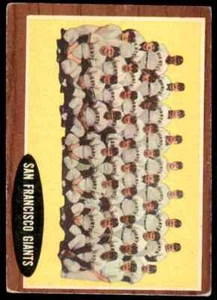 1962 TOPPS SAN FRANCISCO GIANTS TEAM PICTURE #226 - Picture 1 of 2