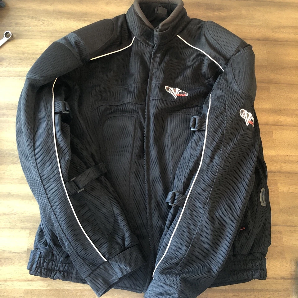 Chaqueta de moto Vega Technical Gear Silhouette negra XL “Carreras” Foto 1 de 4