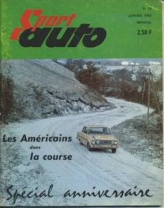 SPORT AUTO n°13 01/1963 MONTECARLO BMW 700S avec encart - Imagen 1 de 1