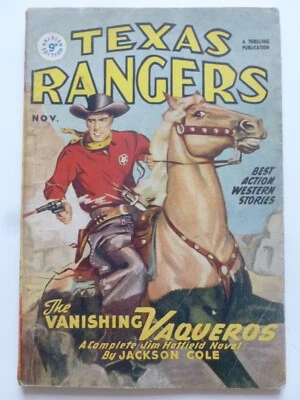 UK Pulp – TEXAS RANGERS (UK) November 1947 – Walker A. Tompkins - Image 1 of 4