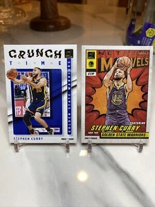 2021 Donruss STEPHEN CURRY Lot Gold Marvels & Crunch Time Press Proof Warriors - Picture 1 of 9