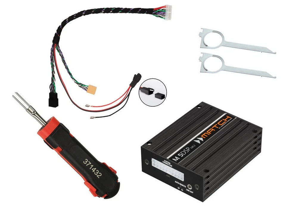 DSP-Versärker für VW Passat B9 Soundpaket | Option V1 | 5-Kanal-DSP-Verstärker - Bild 1 von 1