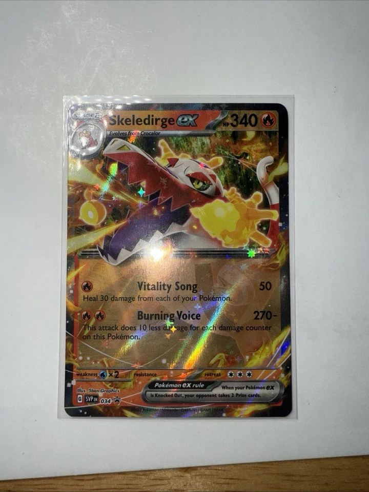 Skeledirge ex 034 Sv: Scarlet & Violet Promo Cards Holo - Image 1 of 1