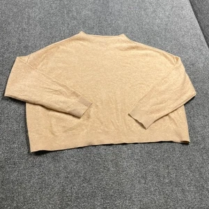 Pilcro Women's Brown Cashmere Pullover Float Sweater Regular Long Sleeve Size M - Picture 1 of 16