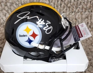Autographed JAYLEN WARREN  Pittsburgh Steelers Mini Helmet JSA Witness - Picture 1 of 1