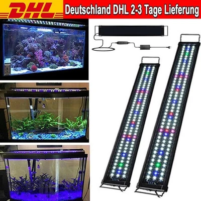 Lampada illuminazione acquario regolabile LED RGB spettro completo luce da appoggio - Immagine 1 di 4