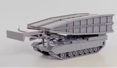 3D Printing Model 1/72/87/48 Us Abrams Joint Assault Bridge Tank Model Unpainted - Image 1 of 3