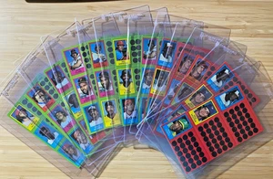 1981 Topps Baseball Scratch Off Lot - 12 Intact Strips of 3 - 36 Cds Total - HOF - Picture 1 of 7