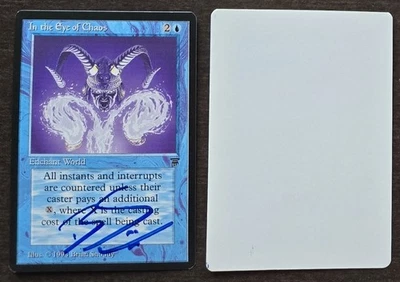 SIGNED MtG Magic Brian Snoddy Artist Proof _ Legends _ IN THE EYE OF CHAOS _ - Image 1 of 2