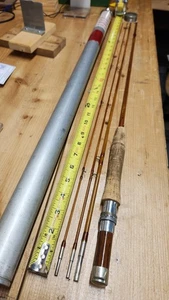 7'6" E.W. Edwards Bamboo Fly Rod - Picture 1 of 11