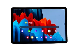 Samsung Galaxy S7 Tablet 2020 128GB 11" Mystic Black WiFi Fingerprint 4K SM-T870 - Picture 1 of 12