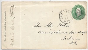 1876 Cheyenne, Wyoming Territory nach Auburn, NY (65126) - Bild 1 von 2