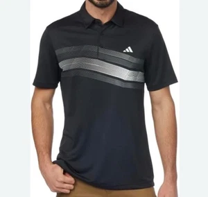 Adidas Men's Core Chest Stripe Golf Polo Shirt - Picture 1 of 3
