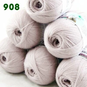 Sale 6 Ballsx50gr LACE Rugs Acrylic Wool Cashmere Hand Crochet Knitting Yarn 908 - Picture 1 of 10