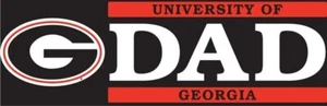 Georgia Bulldogs decalcomania papà - Foto 1 di 1