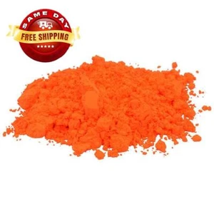 ORANGE NEON COLORANT PIGMENT POWDER for CRAFTS SOAP MAKING 2 OZ - Picture 1 of 12