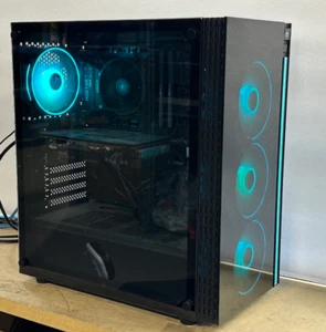 Gaming PC R5 3600 16GB RAM 512GB SSD + 1TB HDD RX 6600XT WIN 11 Home WiFi B - Picture 1 of 2