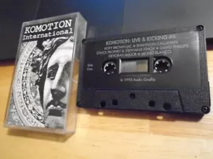 RARE OOP Komotion Int. #6 CASSETTE TAPE rock punk hip hop GITS Pansy Division 93 - Picture 1 of 2